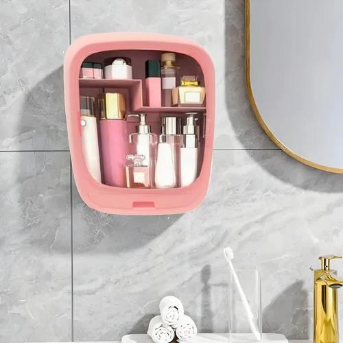 Organizador De Cosméticos Colgante Pared Baño Estantes Cajon 2