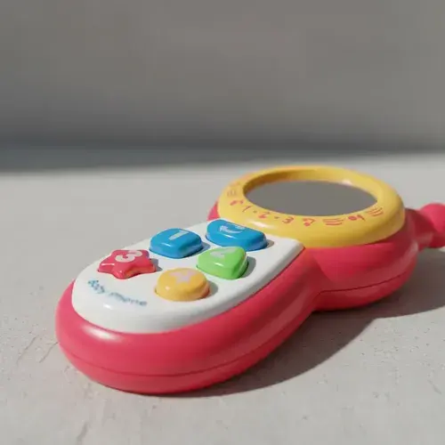 Celular De Juguete Teléfono Musical Azul Y Rojo Baby Gus Azul Y Rojo 4