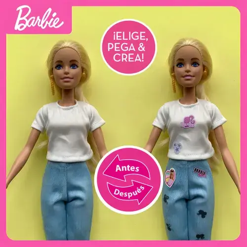 Barbie Ropa Muñeca Crea Diseña Tu Propio Look Casual +20pcs 4