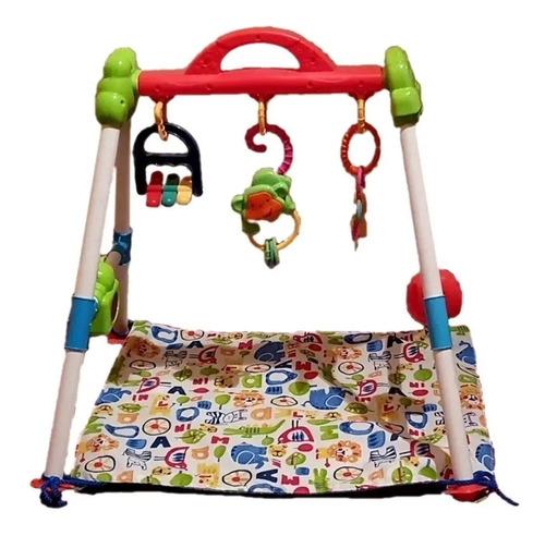 Gimnasio Con Sonajeros Y Albombra Gym Para Bebes Color Antex 4