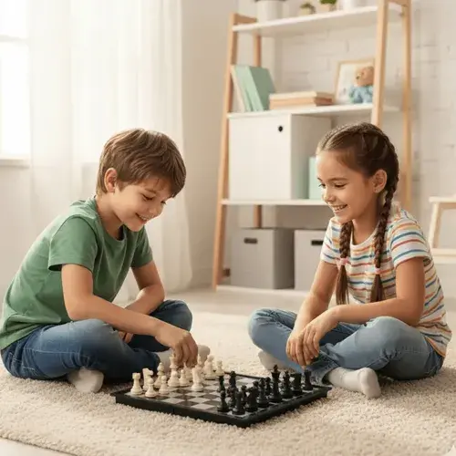 Juego De Mesa Para Viajar Ajedrez Y Damas Travel Game 2