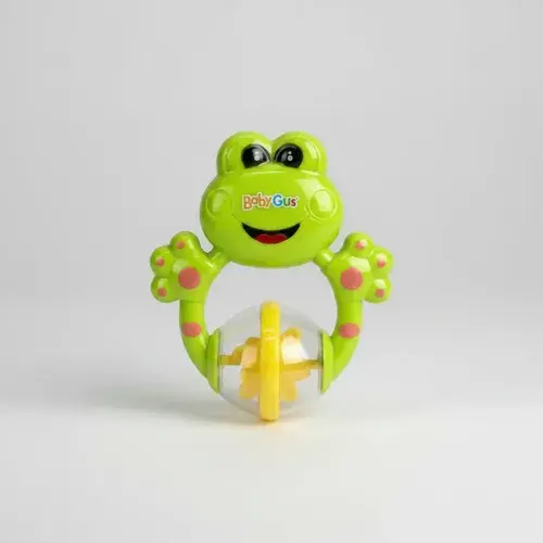 Sonajero Sonrisas Multisenorial Sapito Baby Gus Verde Lima Sapito 5