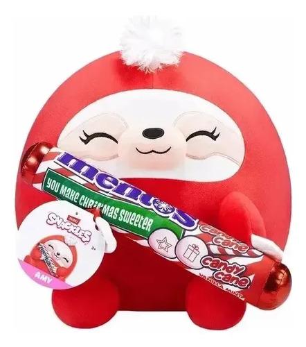 Peluche Zuru Snackles Animales Con Golosina O Snack De 35cm Oso Perezoso Con Mentos 4