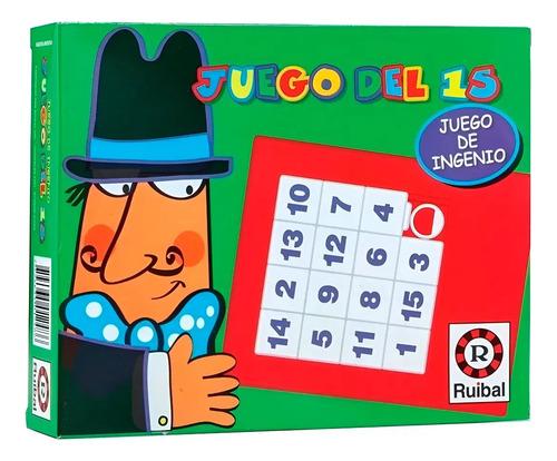 Juego Del 15 Juego De Mesa Ingenio Ordena Los Numeros Ruibal 6