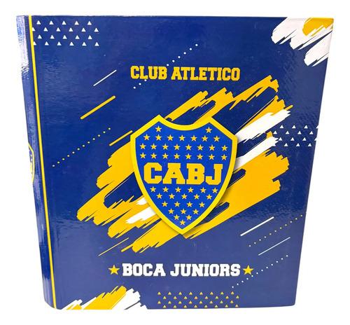 Combo Mochila Reforzada + Carpeta Escolar Boca Juniors Cabj 7