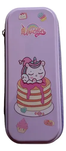 Cartuchera Dibujos Unicornio Princesa Niñas Escuela Colegio 5