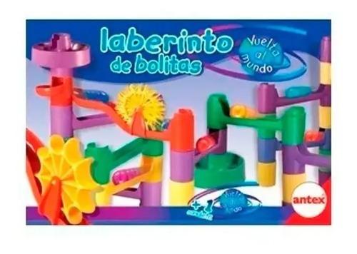 Juego De Mesa Laberinto De Bolitas Vuelta Al Mundo Antex Multicolor 4