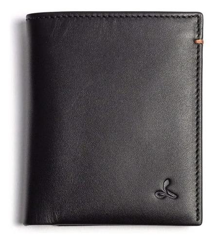 Billetera Hombre Snakehive Cuero Rfid Porta Tarjetas Negro Snake
