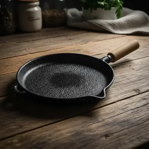 Provoletera Enlozada 21,5 Cm Con Mango De Madera Negro 2