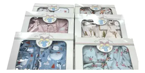 Mi Primer Ajuar 5 Piezas Bebé Recién Nacido + Caja Calidad 13