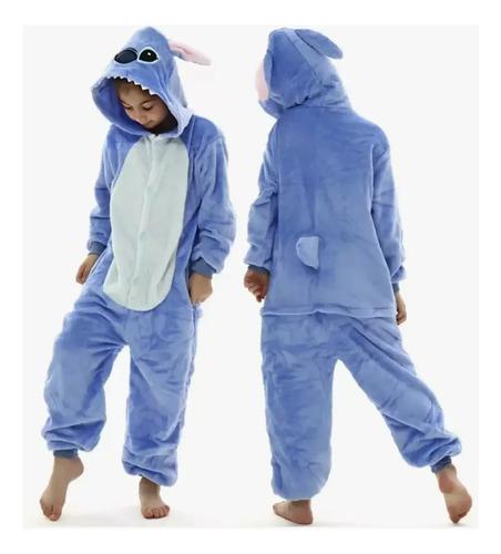 Pijama Stich Enterito Niños Suave Disfraz Abrigado Supersoft 11