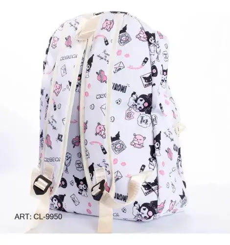 Combo Mochila + Cartuchera Escolar Colegio Nena Nene Kuromi 6