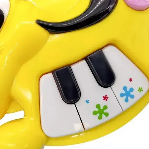 Piano Juguete Infantil Amarillo Poppi Baby Modelo 6748 Con Luz Perro 4