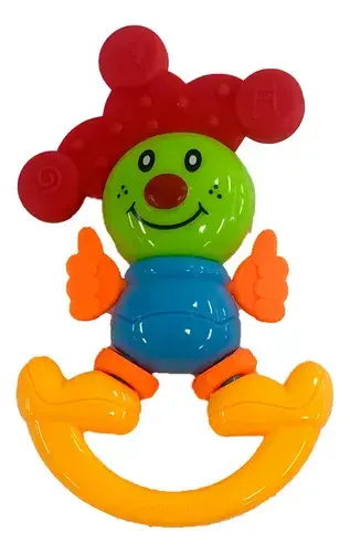 Set 2 Sonajeros Multisensoriales Sebigus Tigre Payaso Bebé 0-24 Meses Multicolor Personajes 4