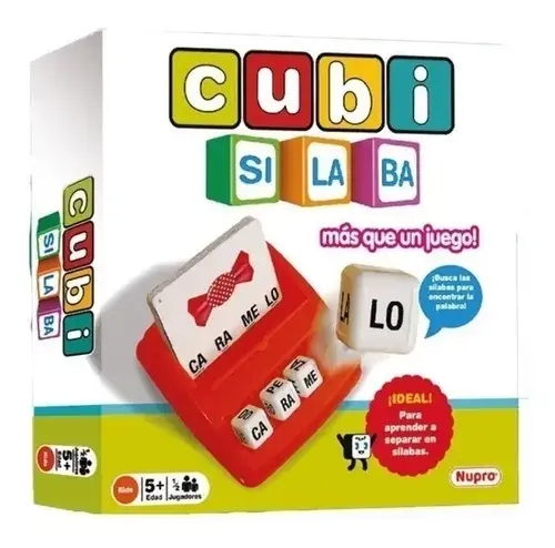 Combo Juegos Cubi Letras + Cubi Silaba Didacticos Aprender 5
