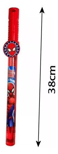 Burbujero Gigante Spiderman Hombre Araña 38cm Marvel Burbuja Azul Y Rojo 3
