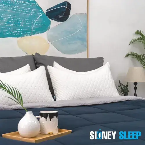 Funda Almohada Curva Queen Sidney Sleep Microfibra Cierre Blanco 4