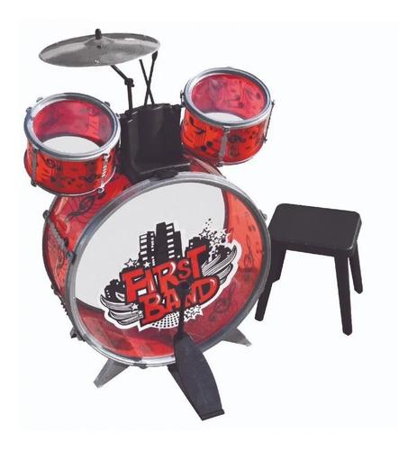 Bateria Musical First Band Infantil Para Niños Original Fayd 2