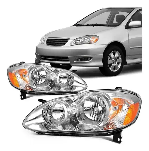 Faros De Scitoo Para Toyota Corolla 2003-2008 Cromados