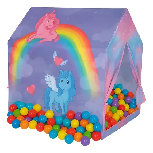 Carpa Casa Casita Pelotero Unicornios 100 Pelotas Arma Facil Astronauta