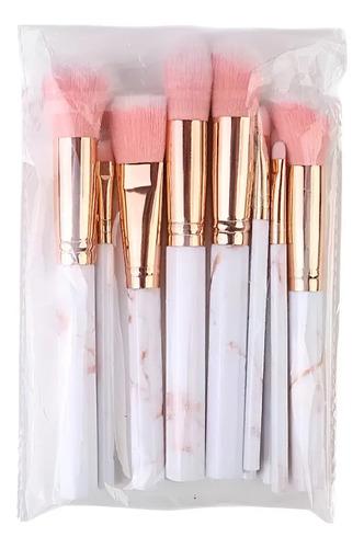 Set 10 Brochas Maquillaje Profesional Rostro Ojos Difuminar Al Azar