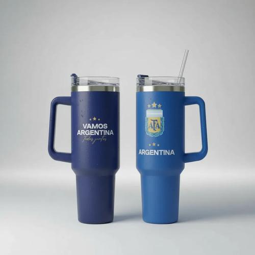 Vaso Térmico Afa 1200ml - Edición Campeones 3 Estrellas Azul Afa 7
