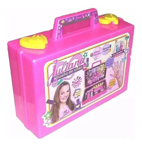 Valija Juliana Diseño De Uñas Chica Original Con Accesorios 3