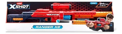 Lanzador De Dardos X-shot Ranger X8 Para Niños De 8 A 13 Años Rojo 4