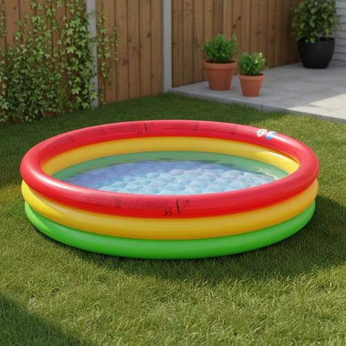 Pileta Pelotero Inflable Para Bebes Niños 100cm Agua Juegos 6