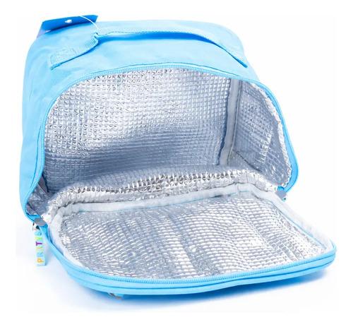 Lunchera Termica Espacio Planetas Escolar Primaria Niño Azul 2