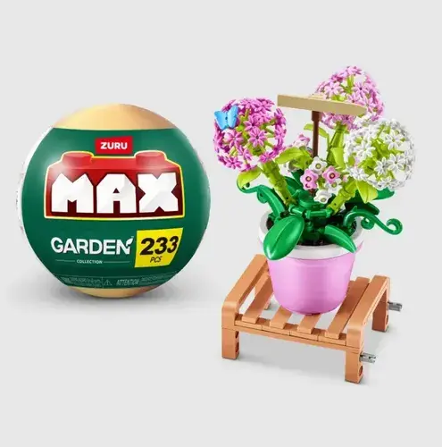Bloques Max Garden Plantas Flores Para Armar 233 Pz Deco 1