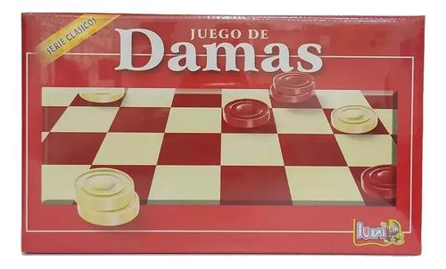 Juego De Mesa Damas Clásico Tablero 40x40 Cm Estrategia Luni 4