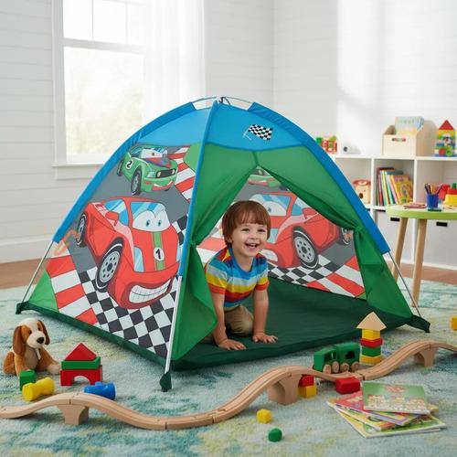 Carpa Iglu Casita Infantil Nene Autitos Poppi 112x112x94 Cm 4
