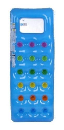 Combo X2 Colchoneta Inflable Cama Pileta Piscina Porta Vasos Vs 5