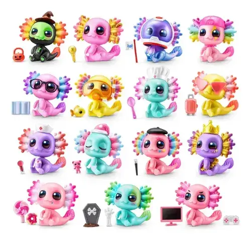 Zuru 5 Surprise Axolotls Ajolote Sorpresa Cápsula Coleccion 10