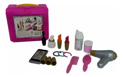 Super Set Valija De Belleza Infantil Niña C Accesorios Antex 2
