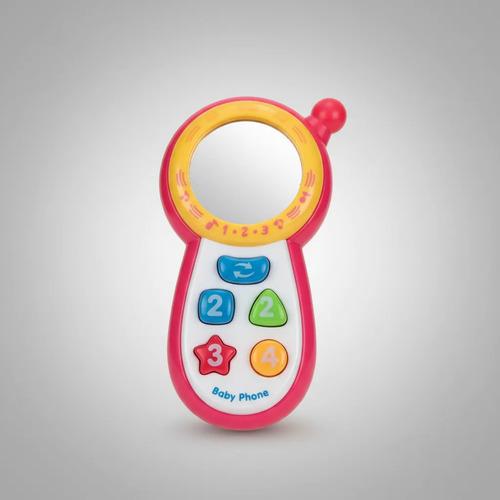 Celular De Juguete Teléfono Musical Azul Y Rojo Baby Gus Azul Y Rojo 5