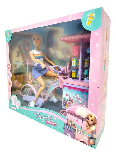 Muñeca 30 Cm Tiny Y Su Bici Candy Shop ELG 55863 El Gato 3