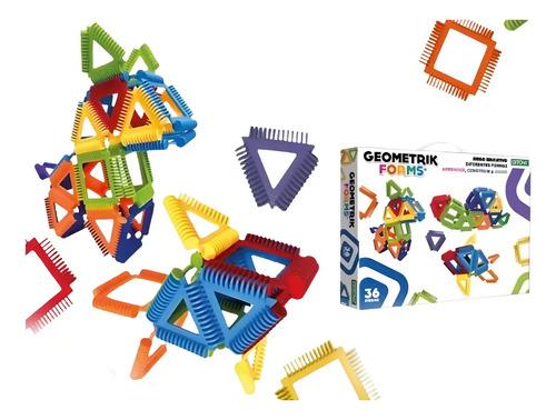 Geometrik Forms 36 Piezas Juego Didactico Educativo Ditoys