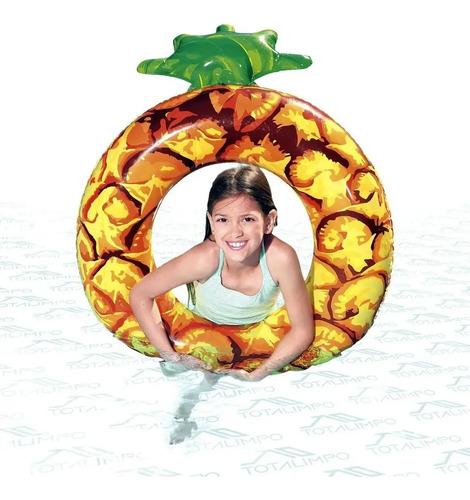 Salvavidas Inflables Sandia O Ananá Bestway. Cachavacha Color Amarillo 5