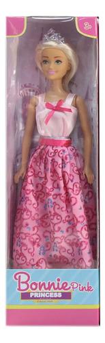 Muñeca Bonnie Pink Princesa 30 Cm Con Accesorios - Ladai E Hijos