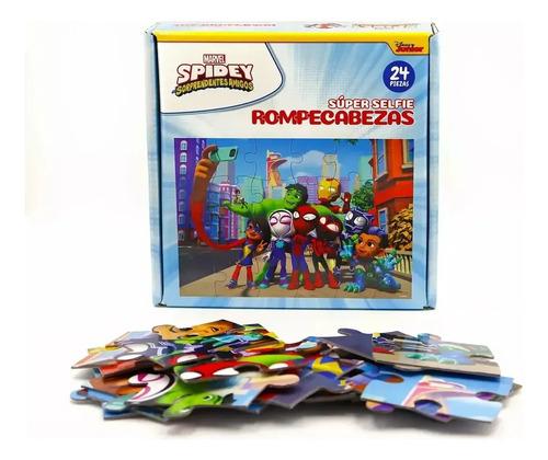 Puzzle Rompecabezas Spidey Spiderman Serfie Vengadores 24 Pz 3