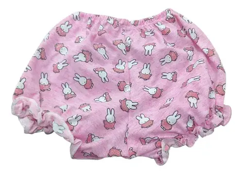 Conjunto Bebe Beba Algodon Estampado Con Conejitos Glitter 8