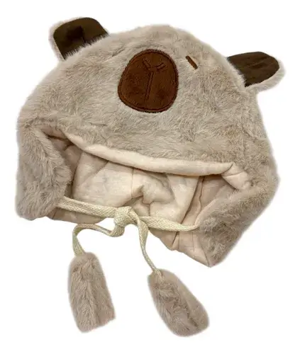 Gorro Gorrito Para Bebé Abrigado Super Suve Capybara Soft 6