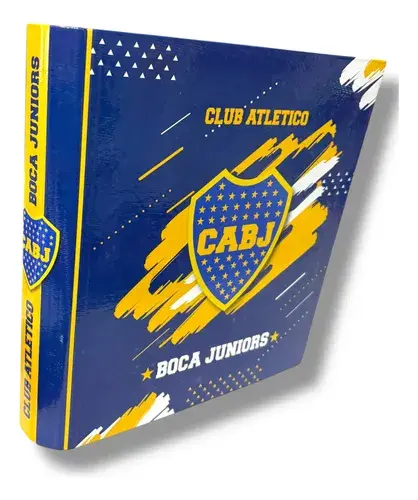 Combo Mochila Reforzada + Carpeta Escolar Boca Juniors Cabj 8
