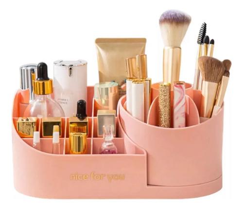 Organizador Maquillaje Porta Brochas Giratorio Cosmeticos 5
