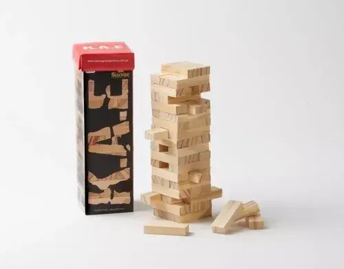 Jenga Yenga Torre De Madera Destreza Kae Original Bisonte 4