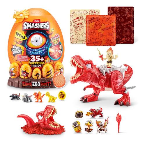 Huevo De Dinosaurio Smashers Dino Egg Hunt Epic 35 + Surprise Color Naranja