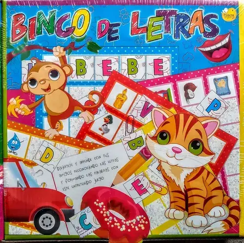 Juego De Mesa Bingo De Letras Armar Palabras +6 Años 2