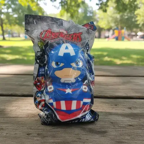 Muñeco Squishy Avengers Marvel Smash Foamie Coleccionable Capitan America
